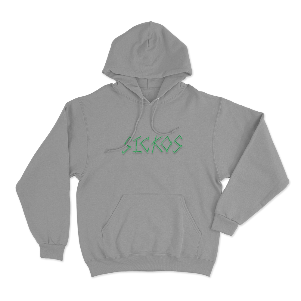 Sickos Logo Unisex Hoodie Grey Sickos Logo Unisex Hoodie Grey