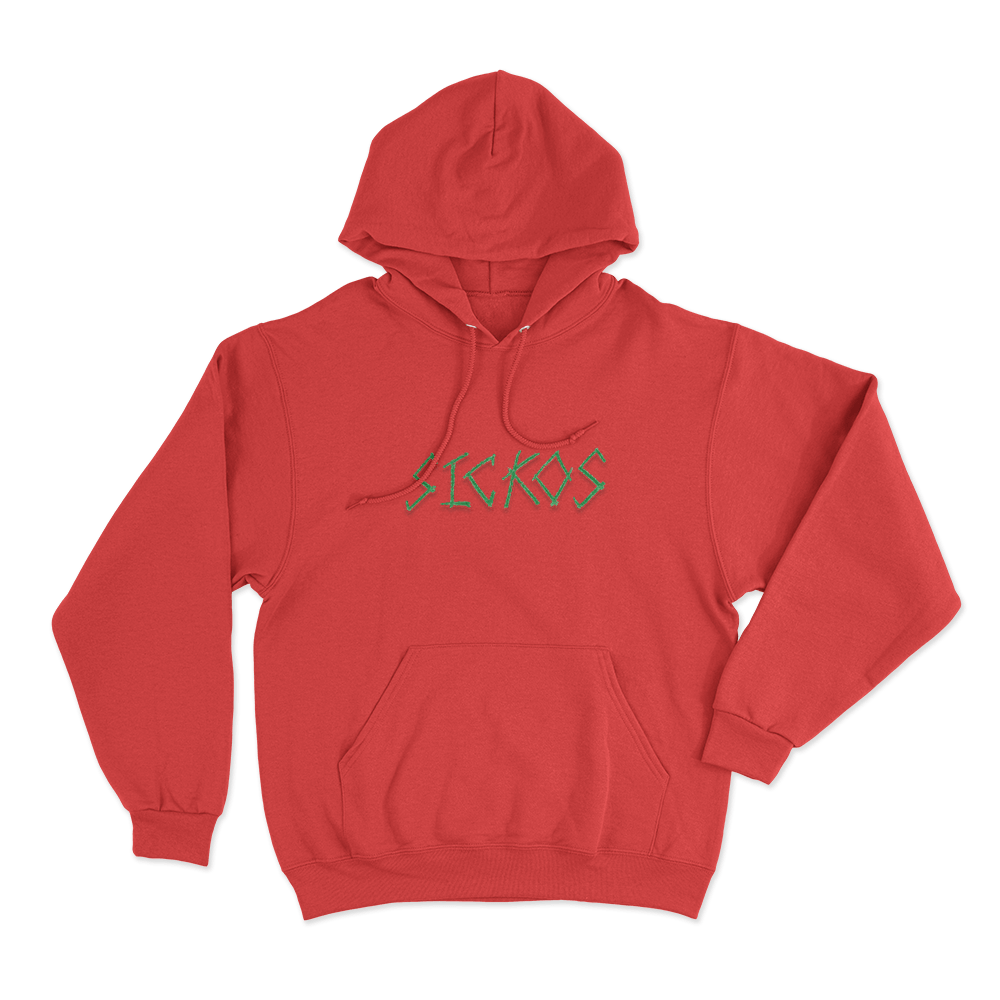 Sickos Logo Unisex Hoodie Red Sickos Logo Unisex Hoodie Red