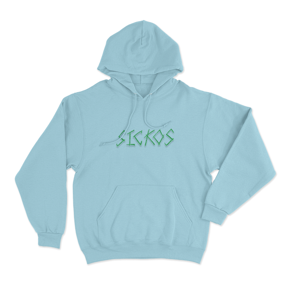 Sickos Logo Unisex Hoodie Sky Blue Sickos Logo Unisex Hoodie Sky Blue