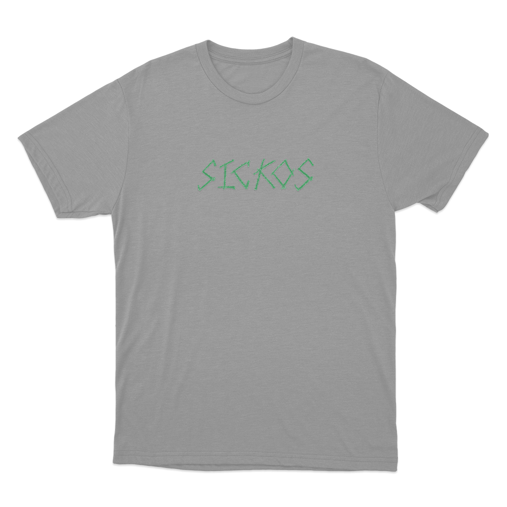 Sickos Logo Unisex T Shirt Grey Sickos Logo Unisex T Shirt Grey