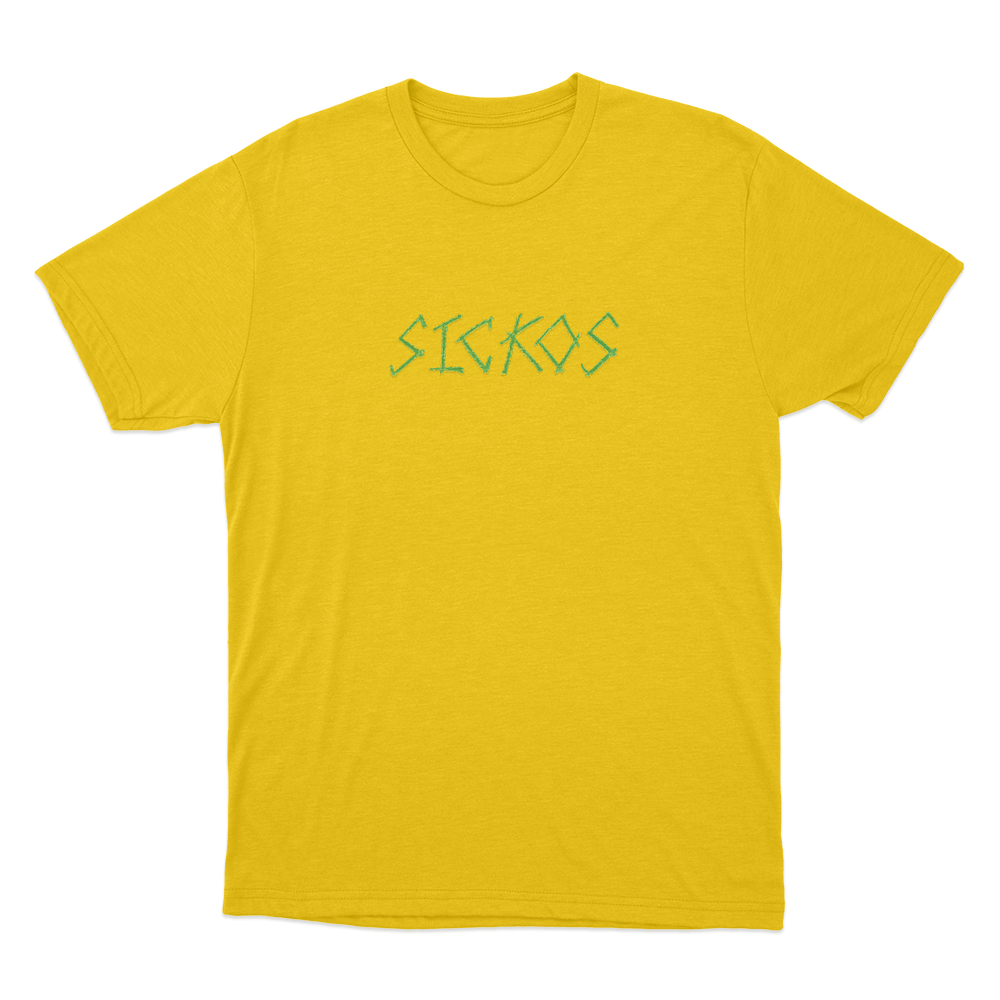 Sickos Logo Unisex T Shirt Yellow Sickos Logo Unisex T Shirt Yellow